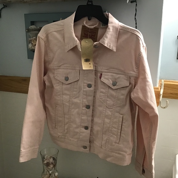 Levi Strauss Jackets & Blazers - NWT Levi Strauss Pink Denim Jacket size large